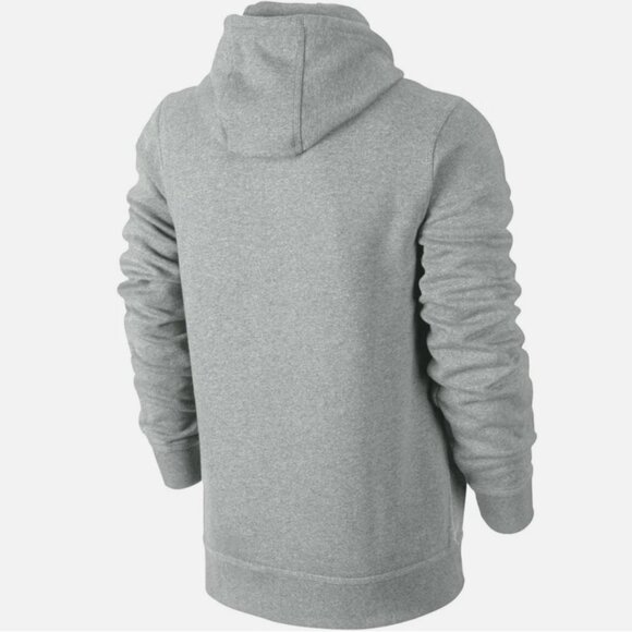 Nike Men's Sportswear Club Pullover Hoodie CJ1611-063 Gray Size M - Picture 3 of 10